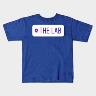 IN THE Science LAB Location GPS Kids T-Shirt